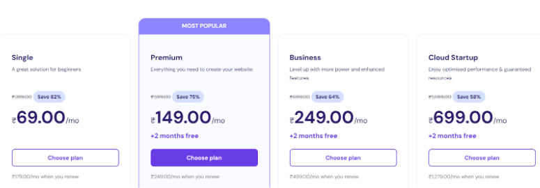 Choose Your Preferred WordPress Plan