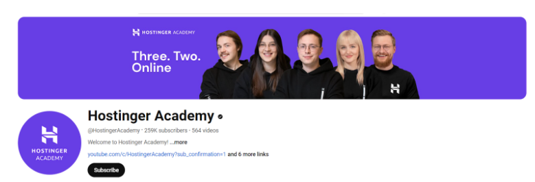 Hostinger Academy 