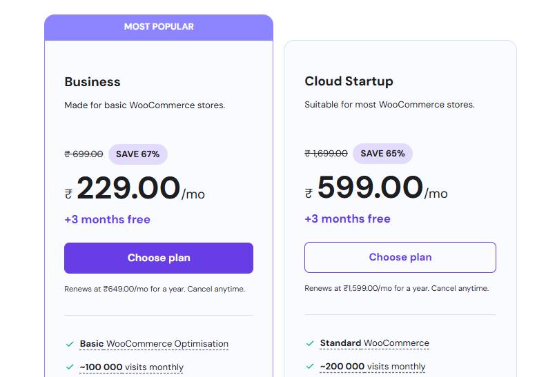 Hostinger WooCommerce Hosting Indian Pricing